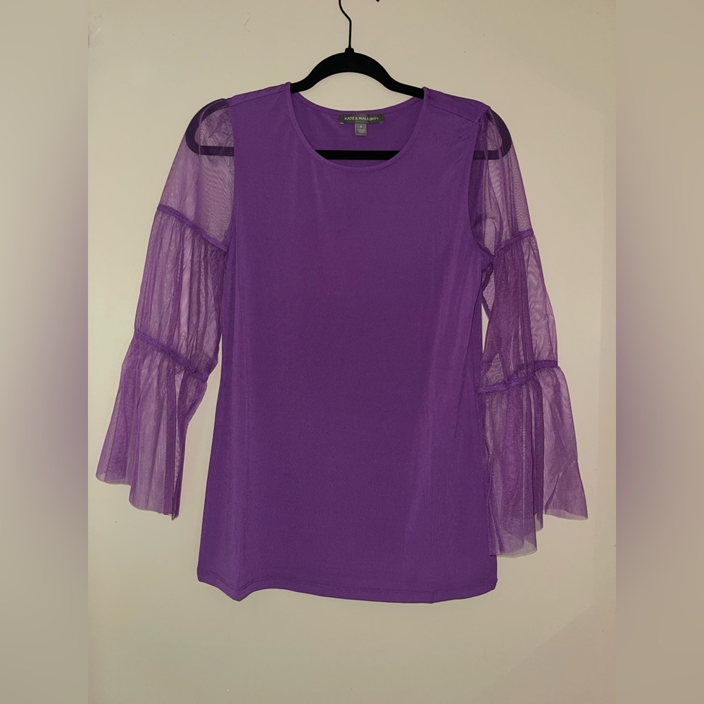 Kate & Mallory Sheer Long Sleeve